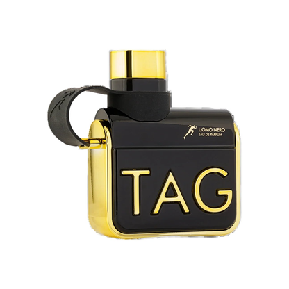 Armaf Tag Uomo Nero original fragrance bottle; bottle not included with decant